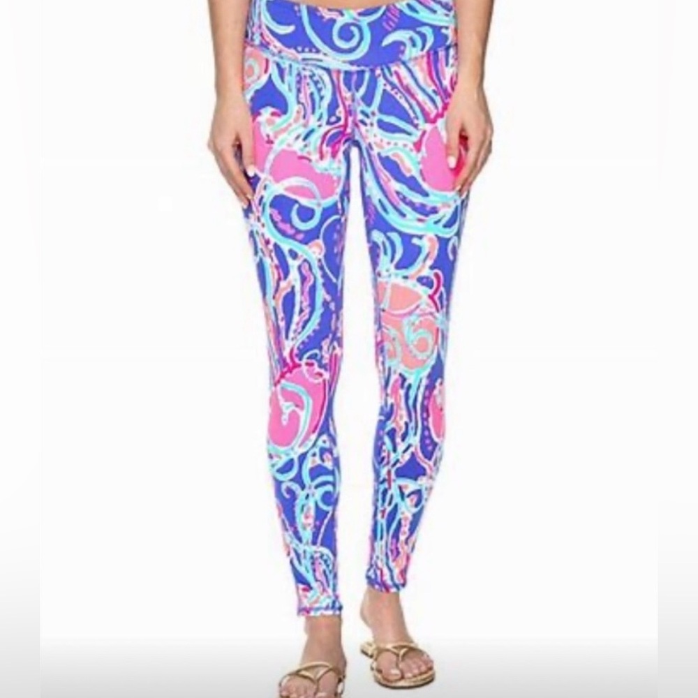 Lilly Pulitzer Small Jellies be Jammin Leggings EUC